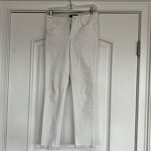 Mac and Me white stretch jeans.